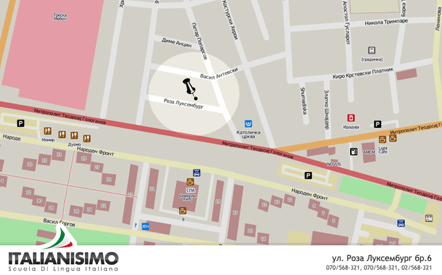 Italianissimo Location Map